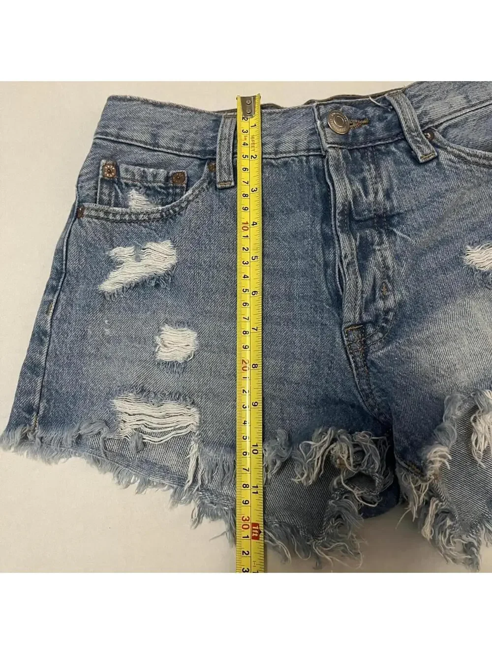 aeropostale denim mini shorts - Picture 4 of 8